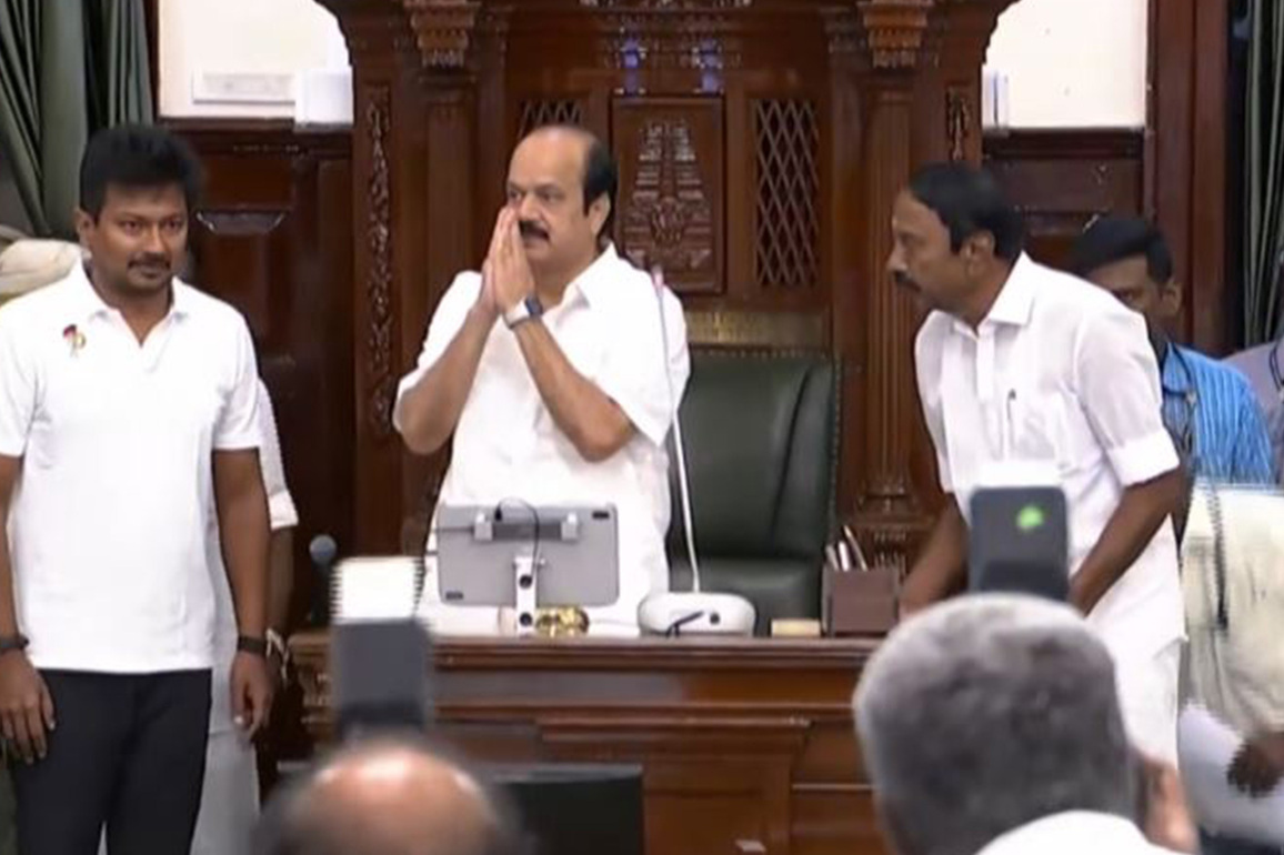 TVK's JCD Prabhakar unanimously elected as Tamil Nadu Assembly Speaker