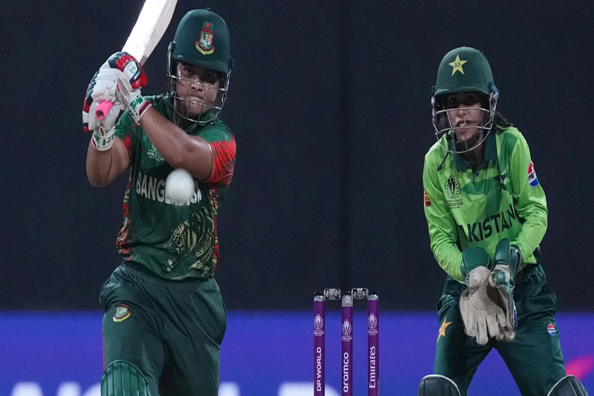 Women's World Cup: Debutant Haider's unbeaten 54 sets up 7-wicket win for Bangladesh over Pakistan