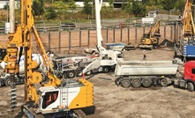  Bauer Spezialtiefbau GmbH was commissioned with the installation of a total of 301 foundation piles with a diameter of 880mm and a length of up to 24m at a job site in Dortmund