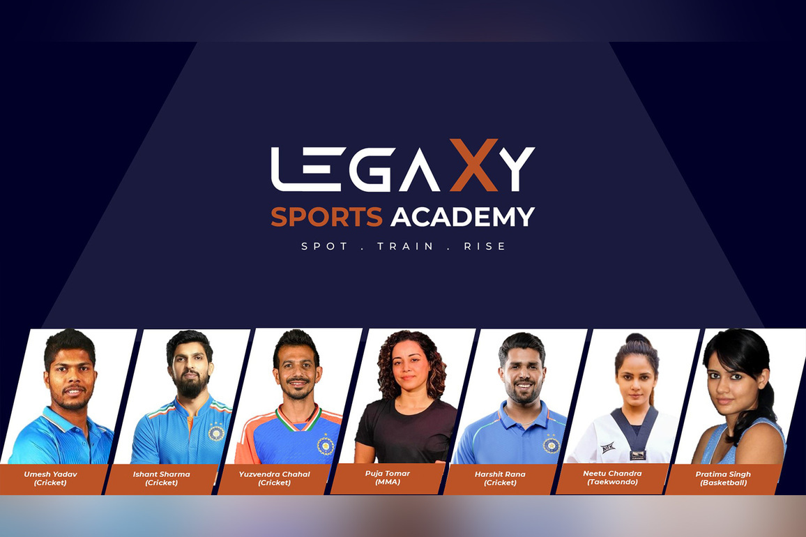 LegaXy launches LegaXy Sports Academy as Indian sports stars come together to strengthen school-level sports education