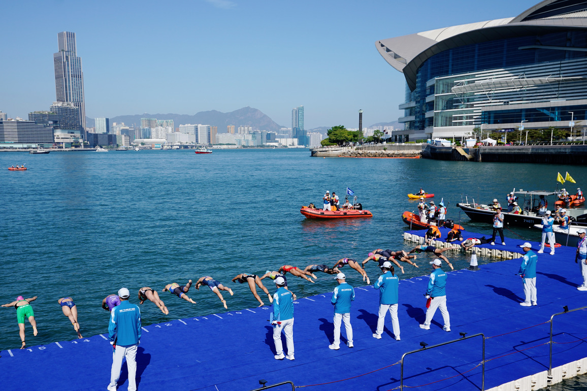 (SP)CHINA-15TH NATIONAL GAMES-TRIATHLON-MIXED RELAY(CN)