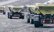  The fleet of HX2 autonomous, battery-electric load carriers