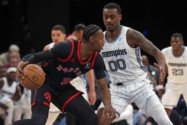 Raptors remain in running for top-6 seed, pound Grizzlies