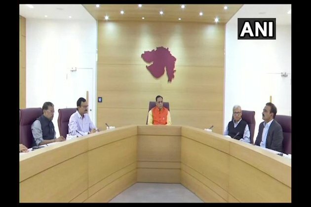 Gujarat CM chairs high-level meeting ahead of Trump's visit