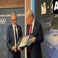 LA Olympics chairman gifts three medals from 1984 Olympics to US President Donald Trump