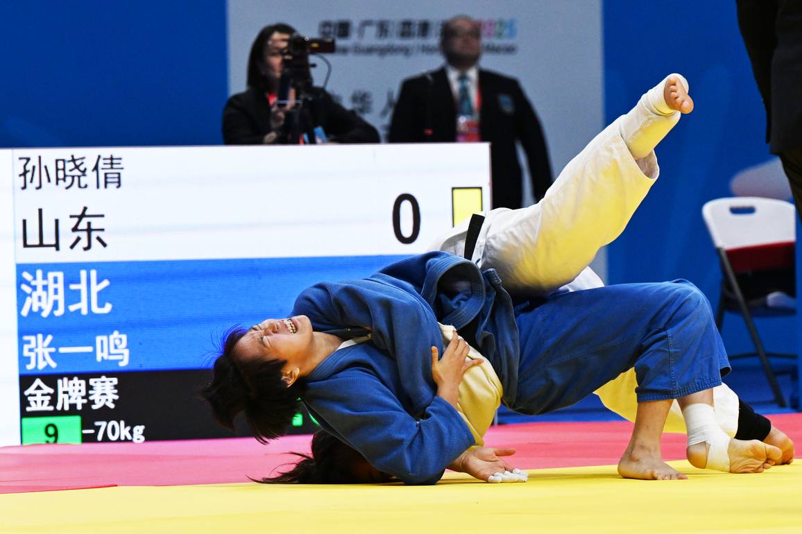 (SP)CHINA-15TH NATIONAL GAMES-JUDO-WOMEN'S -70KG-FINAL (CN)
