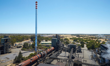 The synthetic rutile kiln at Capel, WA