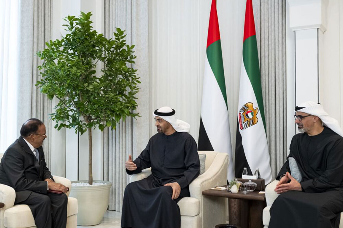 NSA Doval meets UAE President in Abu Dhabi; discusses strengthening strategic partnership, energy security