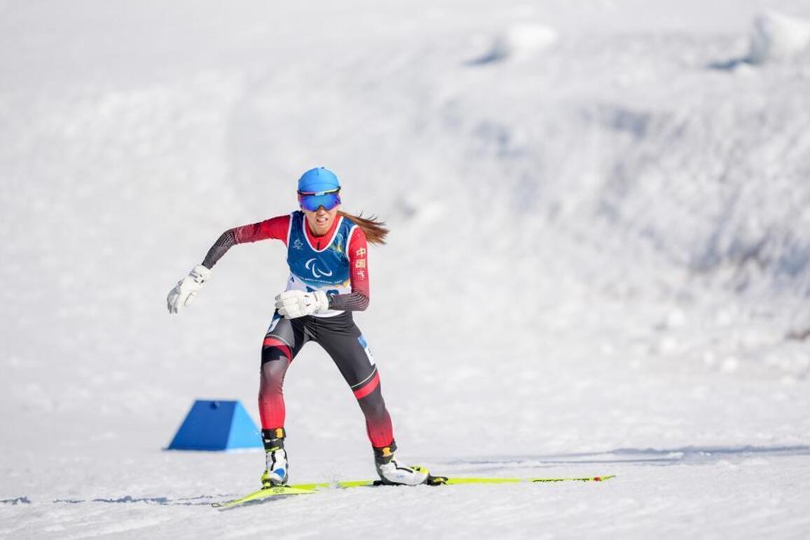 Chinese para biathlon skier Zhao eyeing gold after runner-up finish at Milan-Cortina