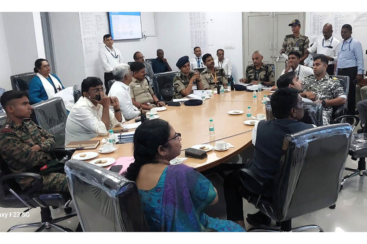 Anti-hijacking mock exercise conducted at Chennai Airport