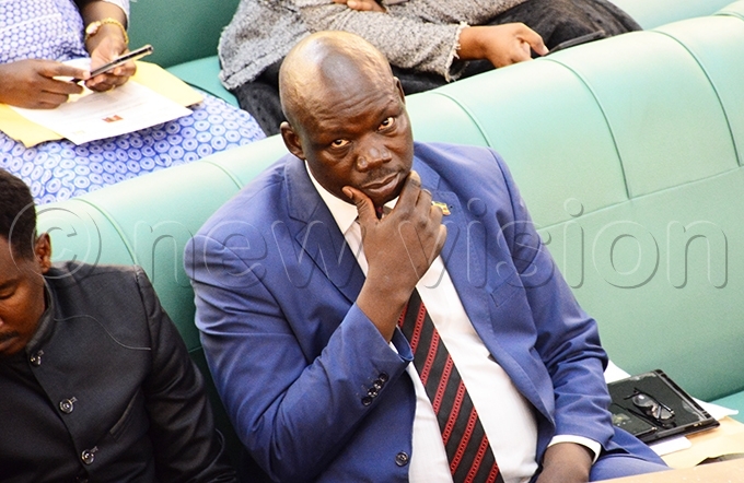  nthony kol in the arliament chambers following the altercation hoto by imothy urungi