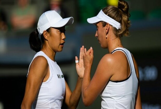 Wimbledon: Mertens-Shuai beat Collins-Krawczyk to reach women's doubles final