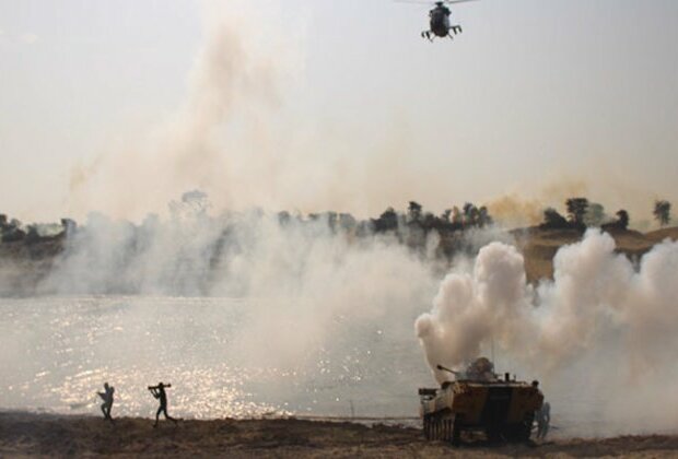 Indian Army's Desert Corps conduct tactical floatation to validate operational parameters