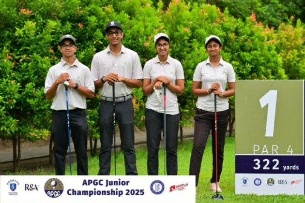 Indian Golf Union sends four-member team to Hong Kong for competing in APGC Junior Championship