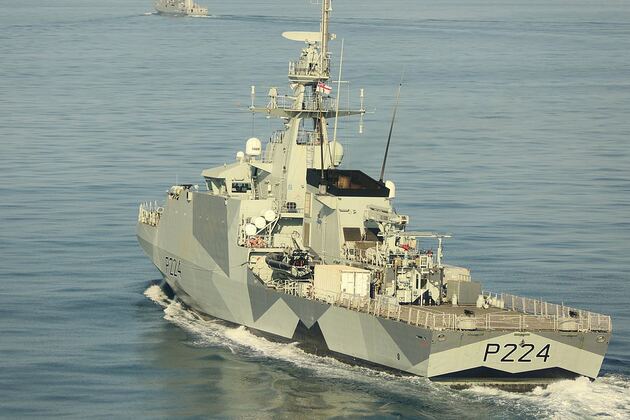 Russian warships shadowed by Royal Navy in UK waters as Putin vessel sails towards English Channel