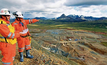 Workers at a Volcan operation in Peru (Credit: Volcan)