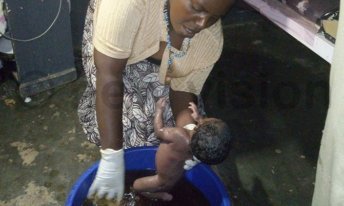 Baby dumped by mother in pit latrine rescued Baby dumped by mother in pit latrine rescued
