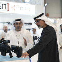 Khaled bin Mohamed bin Zayed visits ADIHEX 2025