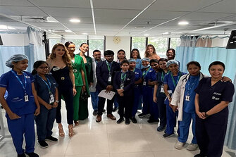 Hyderabad: Blending glamour & health diplomacy in a first, Miss World 2025 contestants visit AIG Hospitals