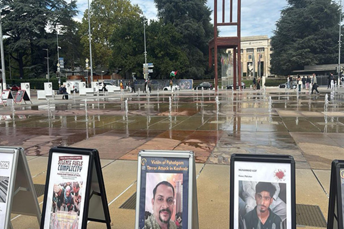 Silent genocide of religious minorities in South Asia highlighted at Geneva Protest Exhibition