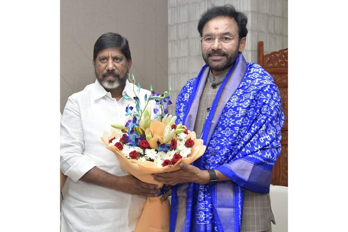 Telangana Dy CM Bhatti Vikramarka Mallu meets Union Minister Kishan Reddy