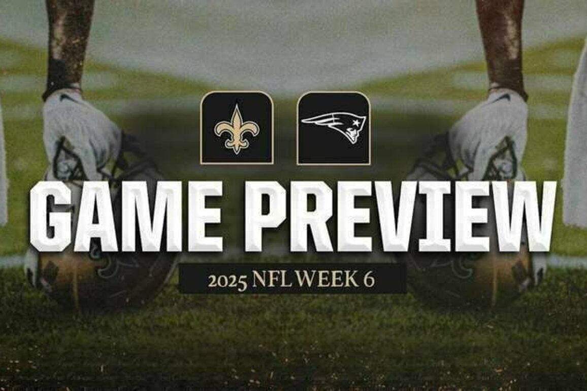 Game Preview: Patriots vs. Saints | 2025 NFL Week 6