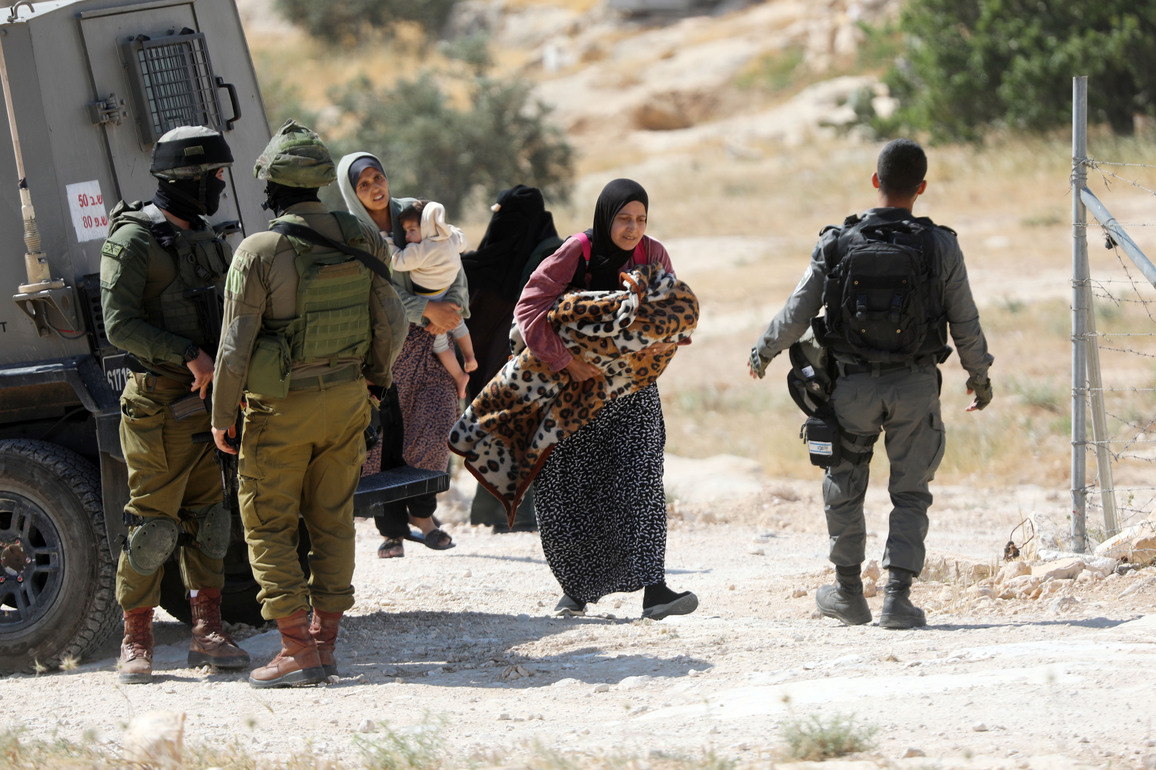 MIDEAST-MASAFER YATTA-ISRAEL-PALESTINIANS' STRUCTURES-DEMOLITION