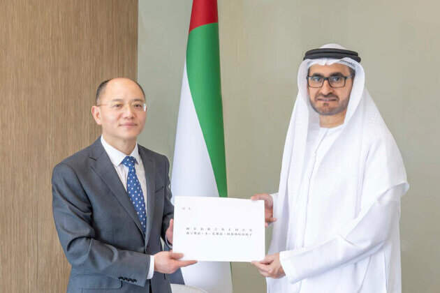 MoFA receives credentials copy from Ambassador of People's Republic of China to UAE