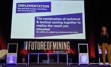 Pamela Hackett took the stage on October 21 to open the Future of Mining Americas event for 2019