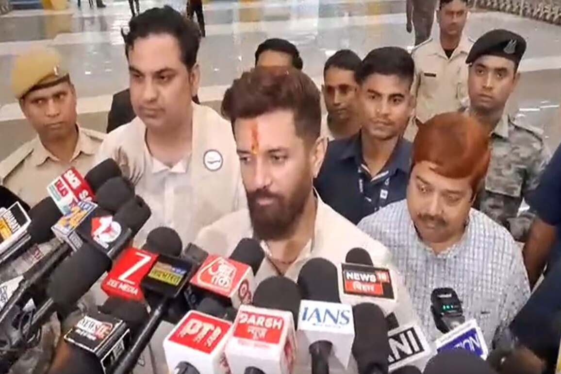"NDA will form govt in Bihar with big victory": Union Minister Chirag Paswan