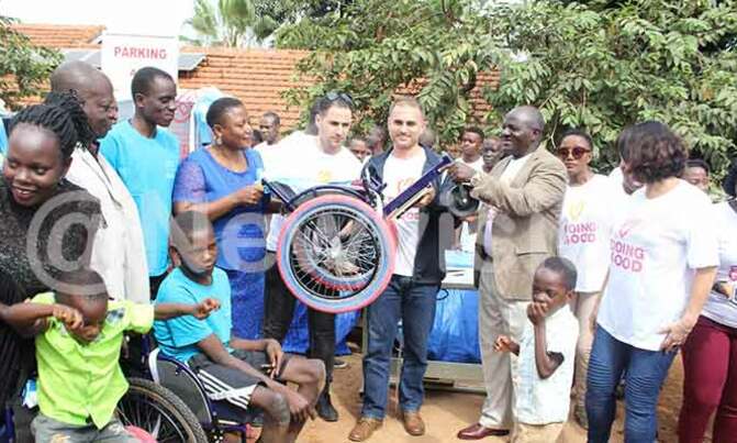 Children receive equipment, school uniform Children receive equipment, school uniform