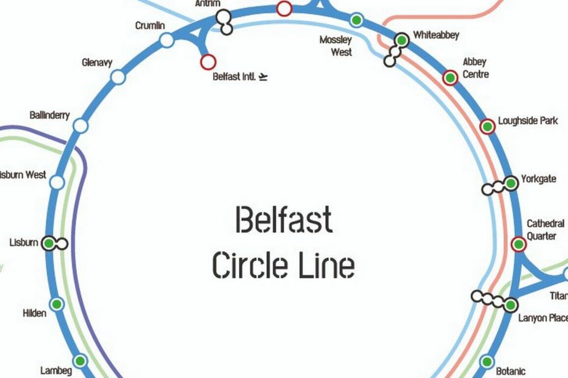 What Belfast International Airport rail link to city centre could look like