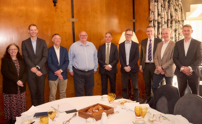 From left: Zedra professional trustee Clare James; Columbia Threadneedle Investments director of institutional business James Edwards; Vidett professional trustee Mike Birch; HS Trustees professional trustee Kevin O’Boyle; Pi Partnership professional trustee Donald Fleming; Law Debenture professional trustee Alan Baker; PP editor Jonathan Stapleton; Independent Governance Group trustee director Tim Giles; Columbia Threadneedle Investments head of UK solutions client portfolio management Simon Bentley. From left: Zedra professional trustee Clare James; Columbia Threadneedle Investments director of institutional business James Edwards; Vidett professional trustee Mike Birch; HS Trustees professional trustee Kevin O’Boyle; Pi Partnership professional trustee Donald Fleming; Law Debenture professional trustee Alan Baker; PP editor Jonathan Stapleton; Independent Governance Group trustee director Tim Giles; Columbia Threadneedle Investments head of UK solutions client portfolio management Simon Bentley.