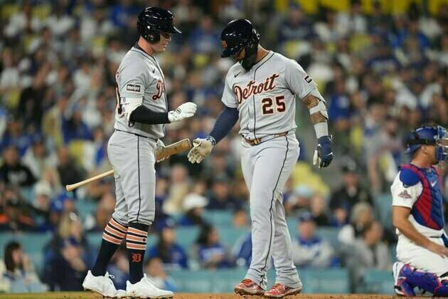 Mookie Betts' 10th-inning blast sends Dodgers past Tigers