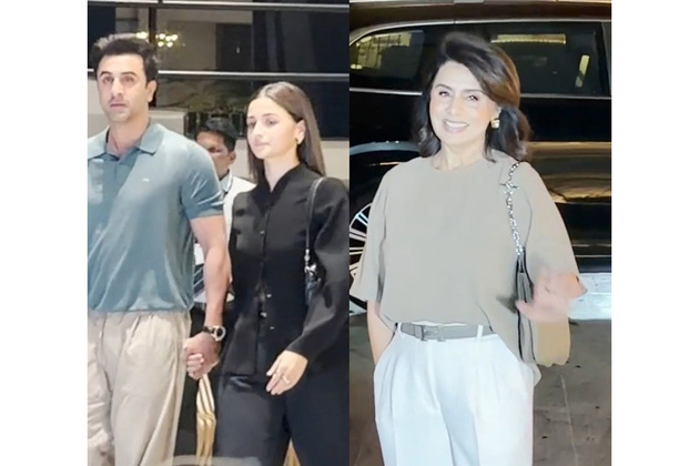 Ranbir Kapoor turns up for mom Neetu Kapoor's 'Daadi Ki Shaadi' screening, Alia Bhatt joins