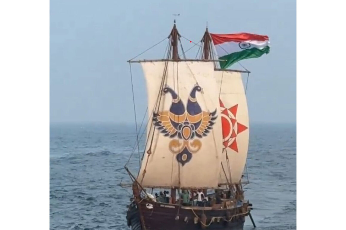 "INSV Kaundinya flying the tricolour across the Arabian Sea": Sanjeev Sanyal