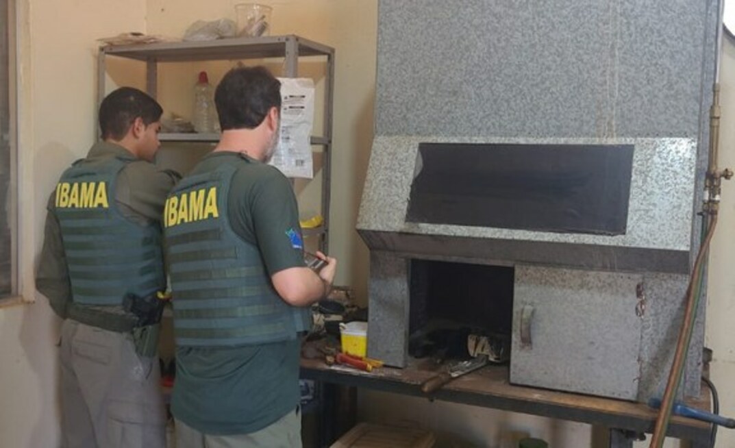 Agentes do Ibama fiscalizam uso de mercúrio