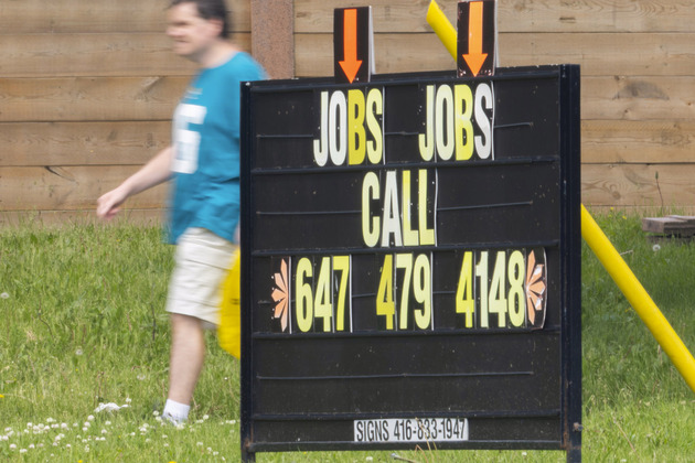 CANADA-TORONTO-UNEMPLOYMENT RATE-MAY