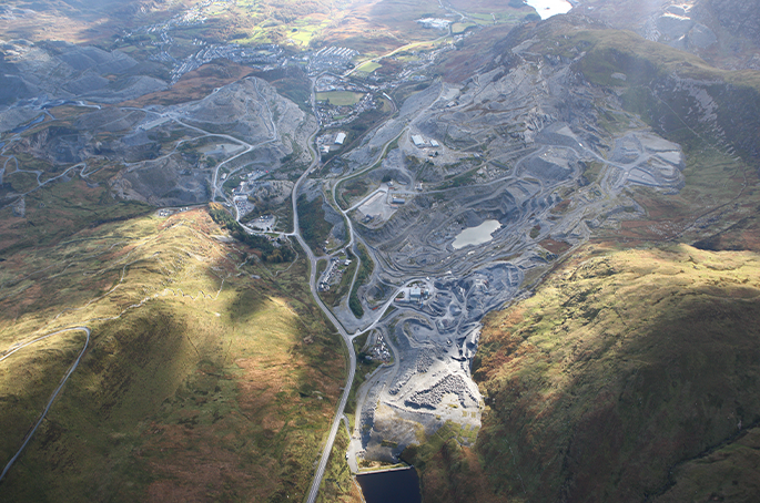 Welsh Slate Ffestiniog Quarry