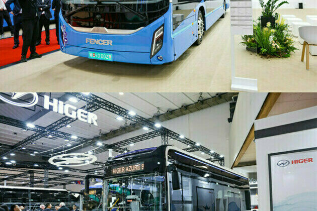 Higer Unveils 3 Pure Electric Buses at Busworld 2023