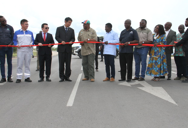 NAMIBIA-RUNDU-CHINESE-CONSTRUCTED ROAD-OPENING