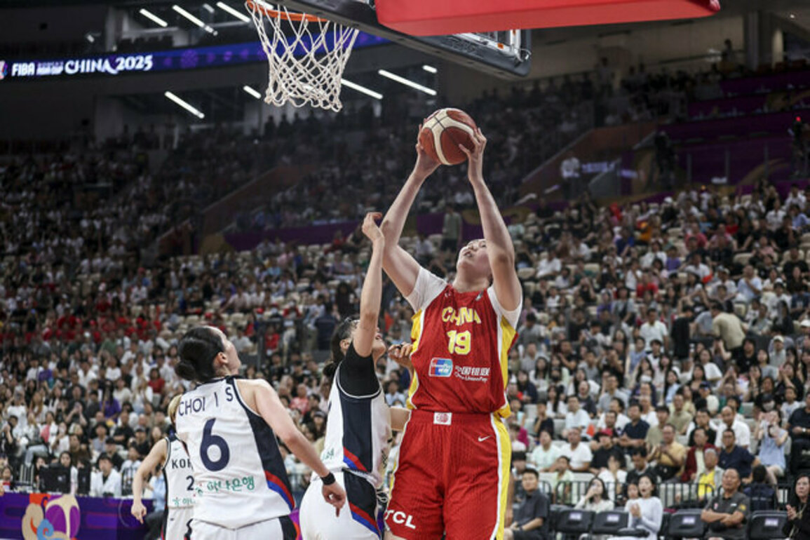 Double towers power China past South Korea at FIBA Women's Asia Cup
