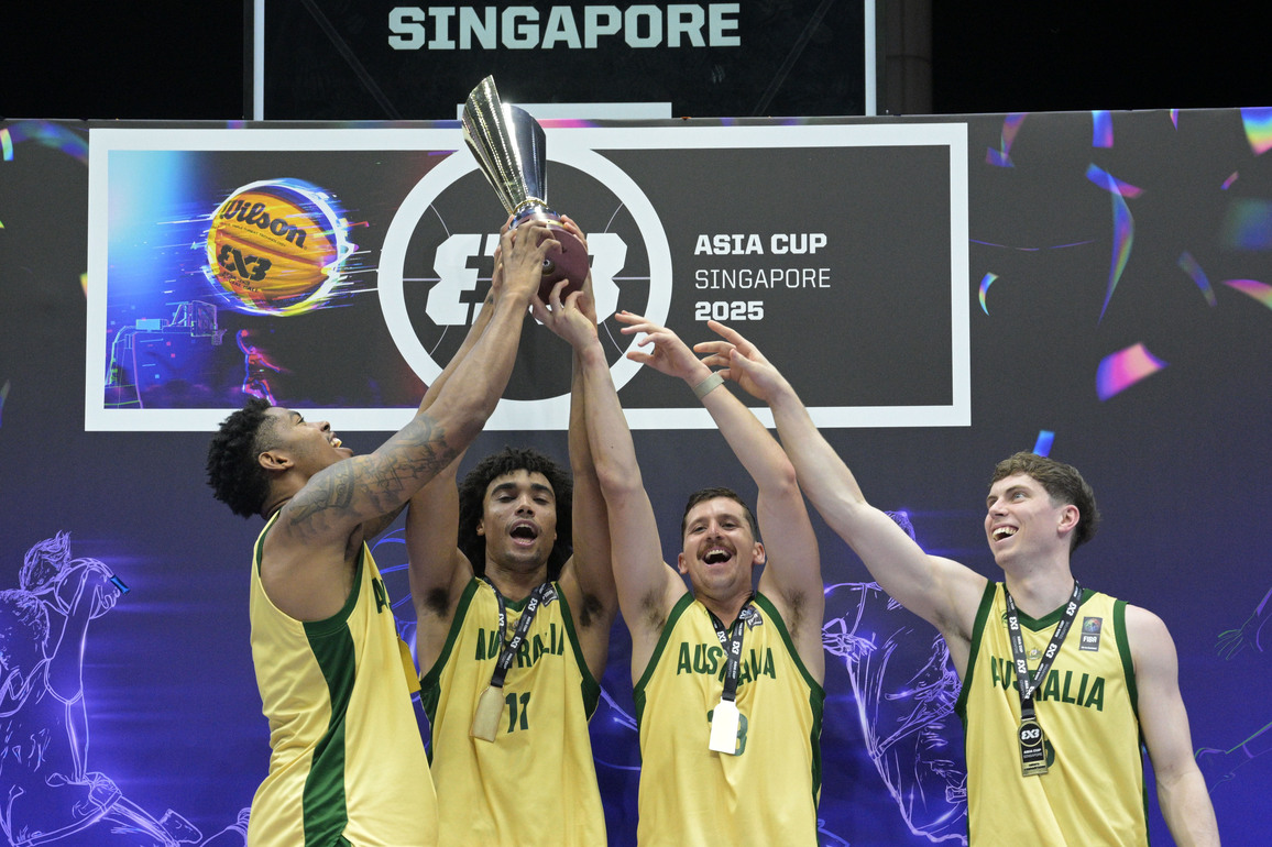 (SP)SINGAPORE-BASKETBALL-FIBA ASIA CUP 3X3-MEN-AUS VS CHN