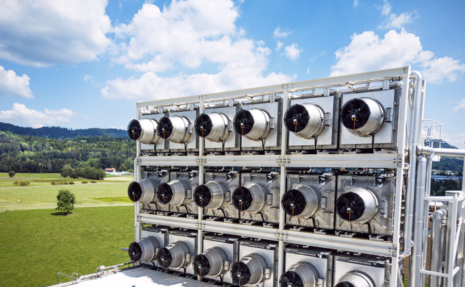 A direct air capture plant operated by Swiss outfit Climeworks | Credit: Climeworks