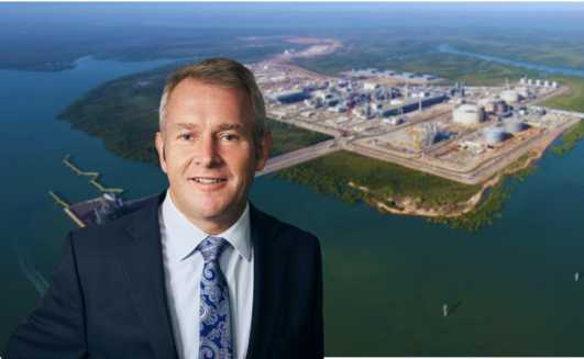 Inpex Senior Vice President Bill Towsend made the announcement of the third LNG train