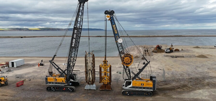 Bauer Technologies was involved in the redevelopment of Ardersier Port, the largest UK brownfield port redevelopment project