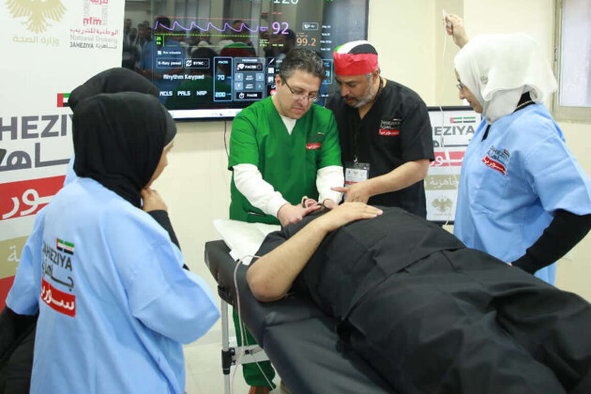 Pilot opening of 'Jaheziya' Simulation Centre at Sheikh Mohammed bin Zayed Field Hospital in Syria
