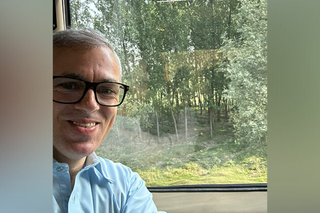 J-K: CM Omar Abdullah travels to Jammu by Vande Bharat Express, shares moment from journey