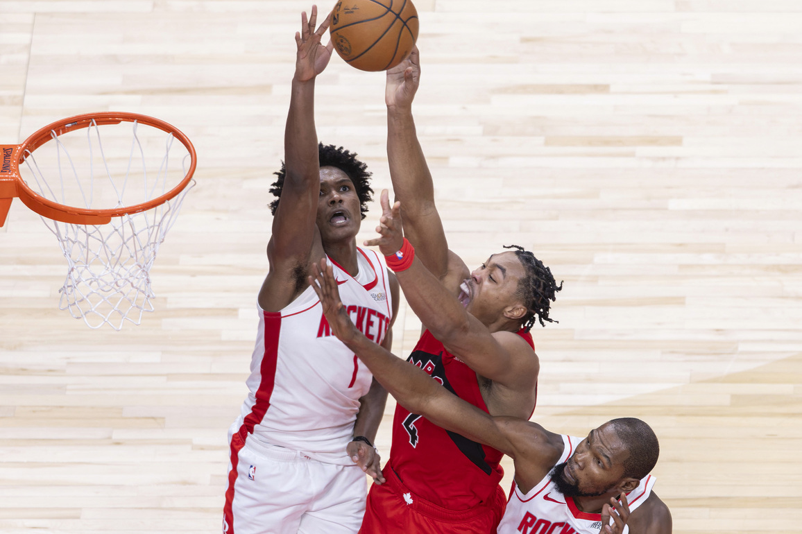 (SP)CANADA-TORONTO-BASKETBALL-NBA-ROCKETS VS RAPTORS