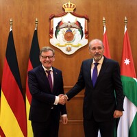 JORDAN-AMMAN-GERMAN FM-MEETING